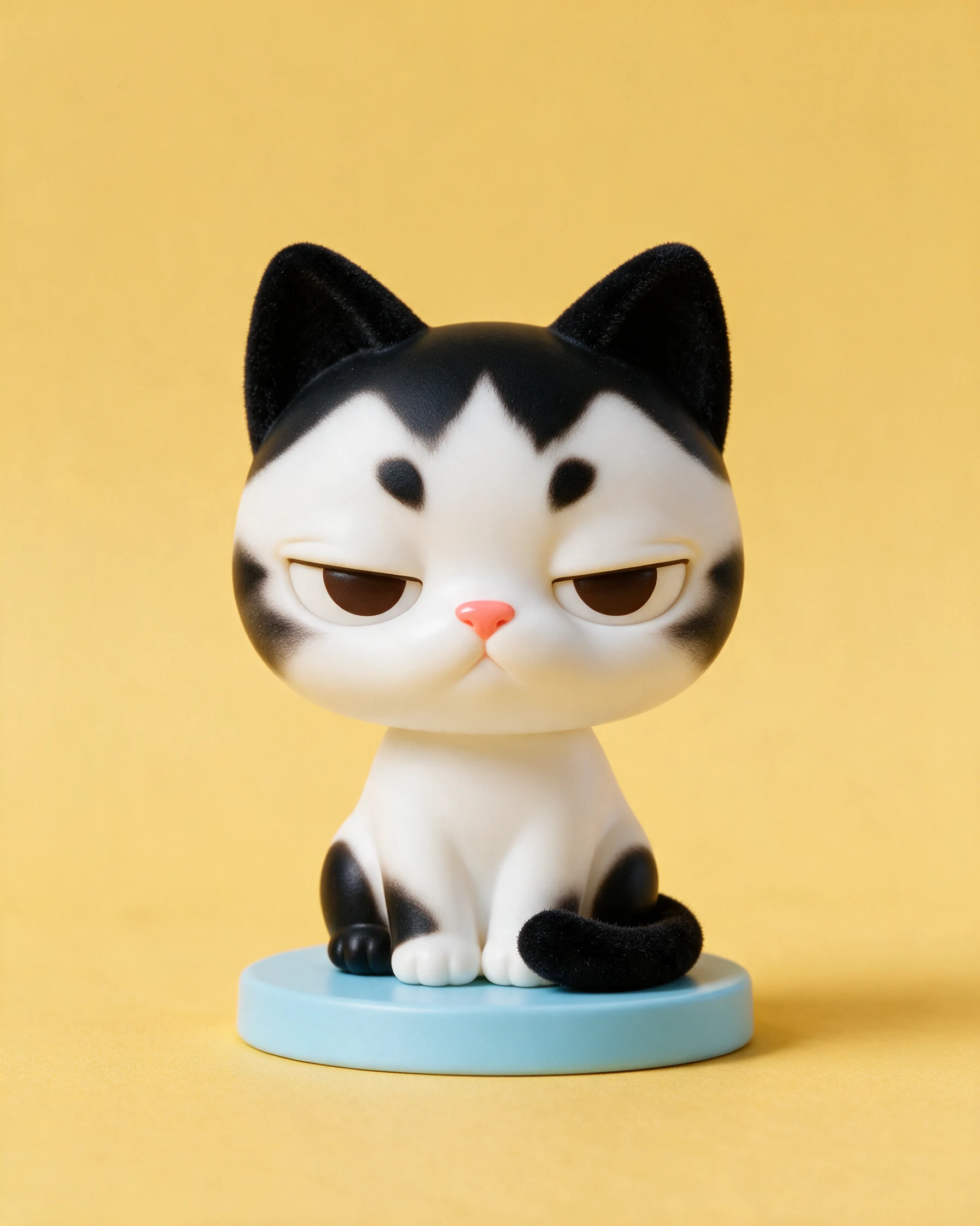 MIMO original chibi black-and-white cat designer vinyl figurine