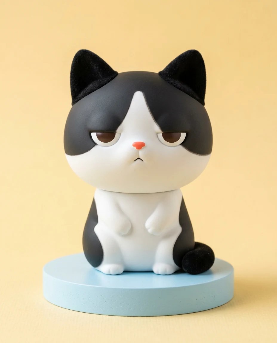 mimo-cat-figurine example generated by Nano Banana 2